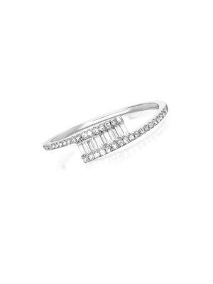 Ef Collection Diamond Baguette Twist Ring