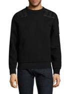 Moncler Cotton Quilted Panel Sweatshirt