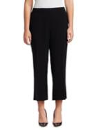 Lafayette 148 New York, Plus Size Finesse Crepe Cropped Pants