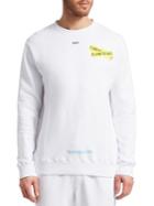 Off-white Graphic Cotton Sweatshirt