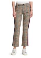 Mother Insider Plaid Ankle Pants