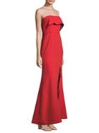 Bcbgmaxazria Strapless Popover Fit-and-flare Gown