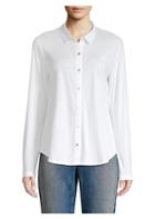 Eileen Fisher Organic Cotton Button-down Shirt