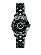 Dior Dior Viii Diamond & Black Ceramic Bracelet Watch