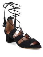 Tabitha Simmons Isadora Suede Lace-up Sandals