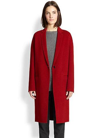 Vince Tailored Wool-blend Coat