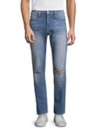 Frame L'homme Slim-fit Distressed Jeans
