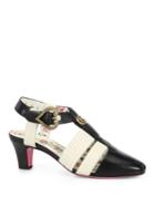 Gucci Gia Mid-heel Leather Sandals