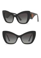 Dolce & Gabbana Dg4349 54mm Sculpted Cat Eye Sunglasses
