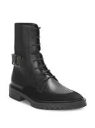 Givenchy Aviator Leather & Suede Ankle Boots