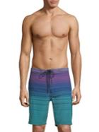 Surfsidesupply 4-way Stretch Ombre Stripe Board Shorts