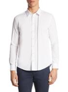 Msgm Point Collar Cotton Casual Button-down Shirt