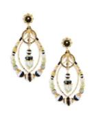 Gas Bijoux Aurore Swarovski Crystal Drop Earrings