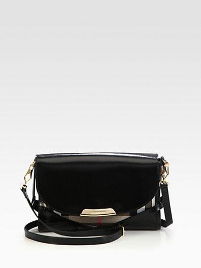Burberry Abbott Mixed-media Crossbody