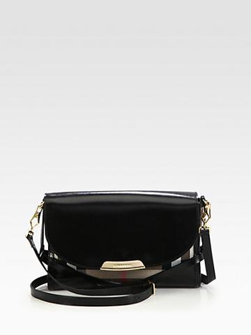 Burberry Abbott Mixed-media Crossbody