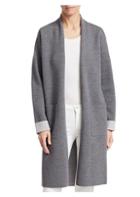 Theory Double Face Wool-blend Cardigan