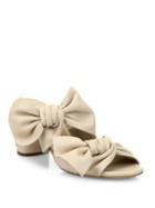 Casadei Bow Leather Sandals