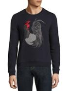 Salvatore Ferragamo Rooster Printed Sweater