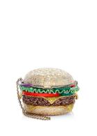 Judith Leiber Couture Crystal Hamburger Clutch