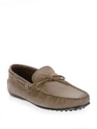 Tod's City Burnished Leather Moccasins