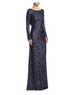 Naeem Khan Irredescent Sequined Gown