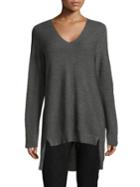 Eileen Fisher V-neck Tunic Top