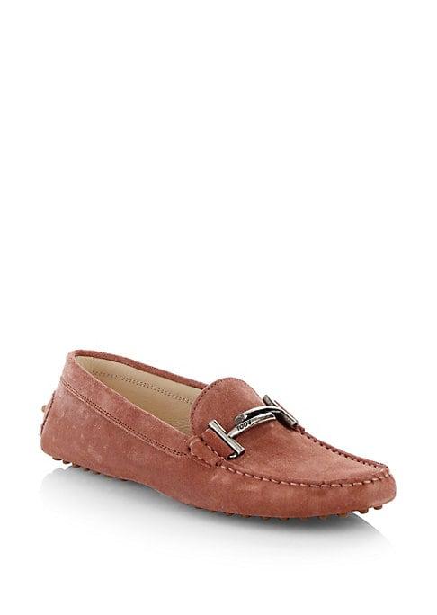 Tod's Gommini Doppia Suede Loafers