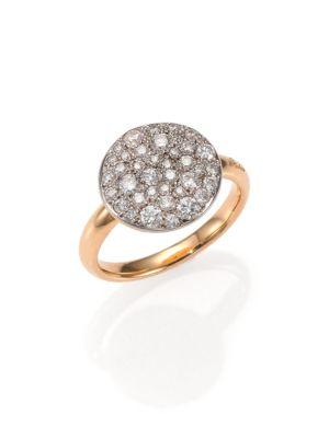 Pomellato Sabbia Diamond & 18k Rose Gold Ring