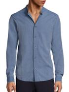 Vince Chambray Button-up Shirt
