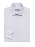 Canali Micro Print Cotton Shirt