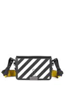 Off-white Mini Diagonal Stripe Binder Clip Shoulder Bag