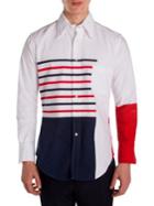 Thom Browne Classic Striped Colorblock Shirt
