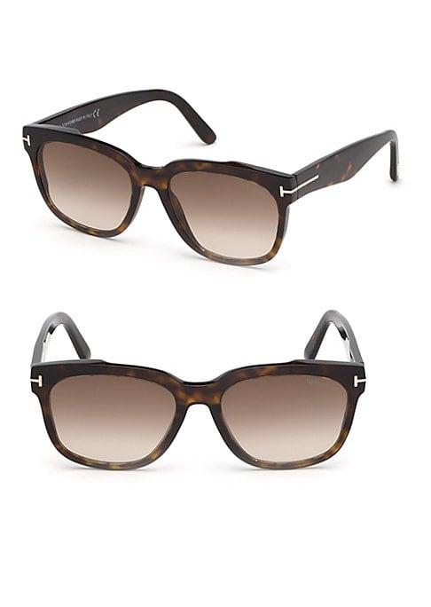 Tom Ford Rhett 55mm Square Sunglasses