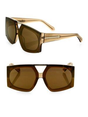 Karen Walker Salvador 70mm Mirrored Wrap Sunglasses
