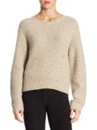Vince Cropped Saddle Cashmere Sweater