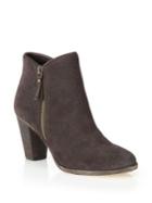 Cole Haan Hayes Suede Zip Ankle Boots