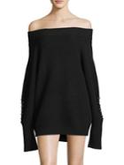 Kendall + Kylie Off-the-shoulder Sweater Dress