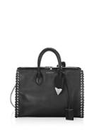 Calvin Klein 205w39nyc Whip Stitch Leather Satchel