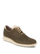 Cole Haan Perforated Nubuck Oxfords