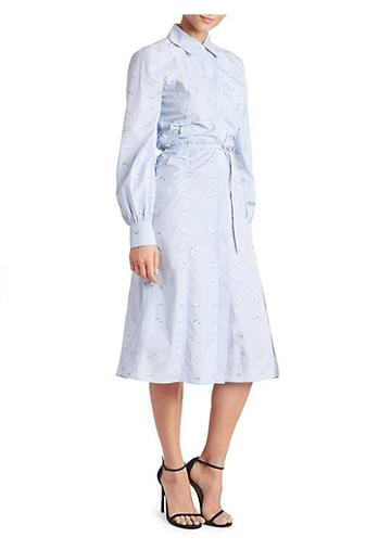 Altuzarra Cotton Hyacinth Shirt Dress