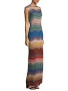 Missoni Ombre Wave Knit Gown