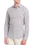 Saks Fifth Avenue Collection Collection Printed Long Sleeve Shirt