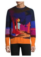 Paul Smith Dreamer Landscape Intarsia Sweater