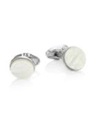 Burberry Mother-of-pearl Engraving Cuff Links
