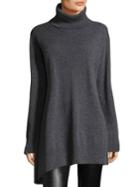 Lafayette 148 New York Relaxed Asymmetric Cashmere Sweater