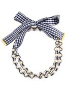 Kate Spade New York Faux Pearl And Ribbon Necklace
