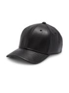Gents Embossed Leather Baseball Cap