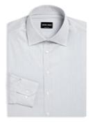 Giorgio Armani Dual-striped Regular-fit Dress Shirt