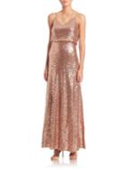 Jenny Yoo Jules Sequin Tulle Gown
