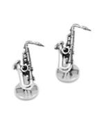 Cufflinks, Inc. Saxophone Sterling Silver Cuff Links